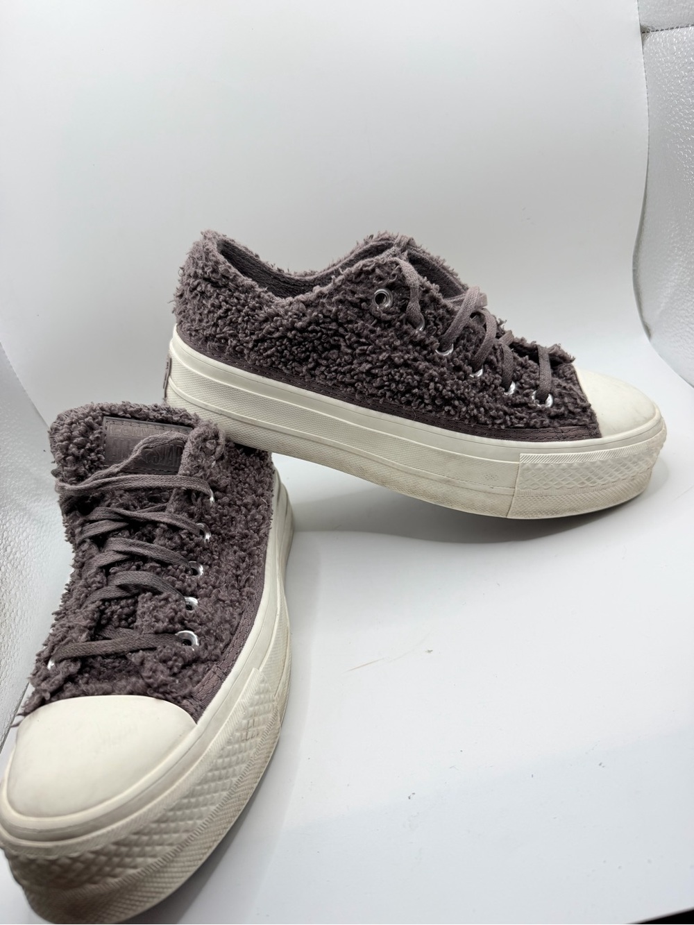 Converse Chuck Taylor All Star Platform Sherpa Low Top